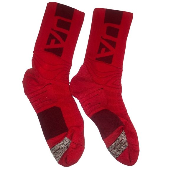 Under Armour Underwear & Socks Under Armour Men Red Short Socks